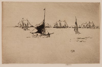 La flotta di Sua Maestà: Sera da James McNeill Whistler