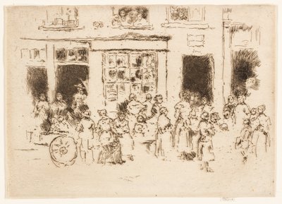 High Street, Bruxelles da James Abbott McNeill Whistler