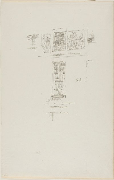 Hôtel Colbert, finestre da James McNeill Whistler