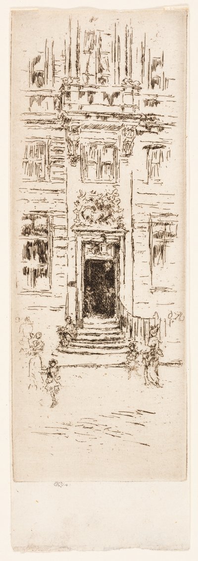 Casa del Cigno, Bruxelles da James Abbott McNeill Whistler