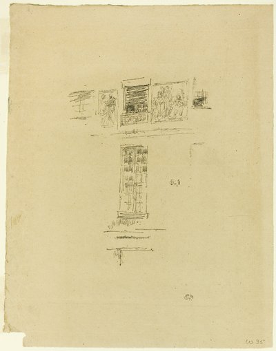 Hôtel Colbert, Finestre da James Abbott McNeill Whistler