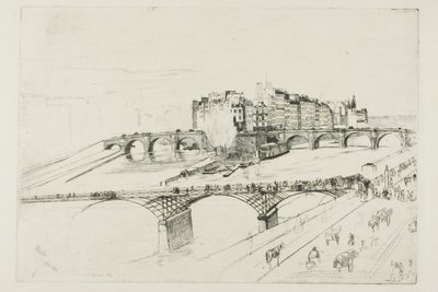 Isola della Cité, Parigi da James Abbott McNeill Whistler