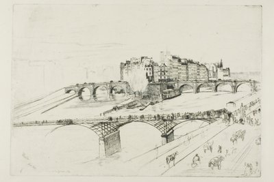 Isola della Cité, Parigi da James McNeill Whistler