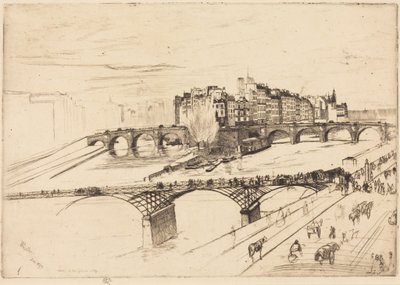 Île de la Cité, Parigi da James McNeill Whistler
