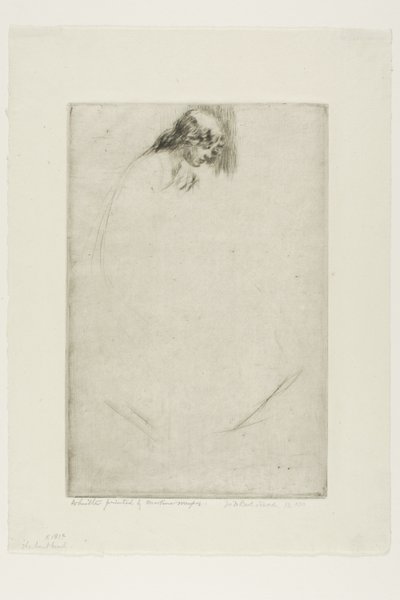 La testa piegata di Jo da James McNeill Whistler