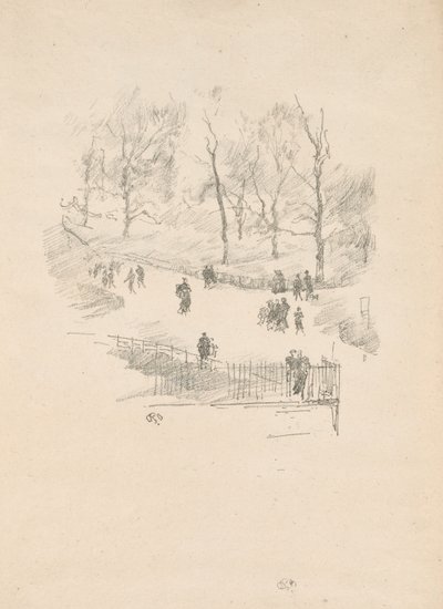 Giardini di Kensington da James Abbott McNeill Whistler