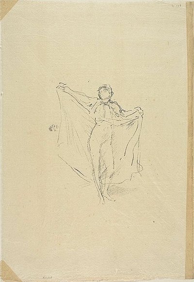 La ballerina: Studio del nudo da James Abbott McNeill Whistler