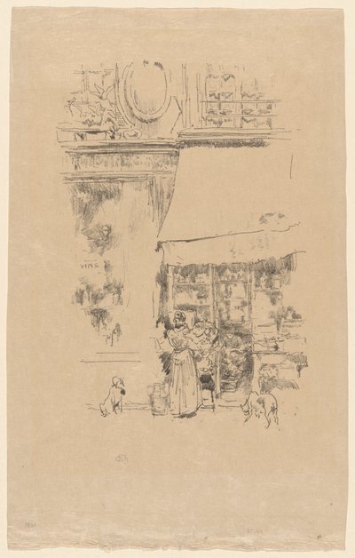 La fruttivendola di rue de Grenelle da James Abbott McNeill Whistler