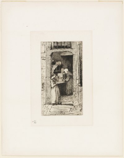 La Venditrice di Senape da James Abbott McNeill Whistler