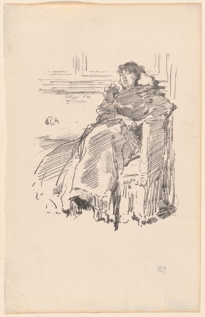 Il Vestito Rosso da James Abbott McNeill Whistler