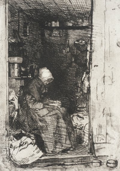 La vecchia in stracci da James McNeill Whistler