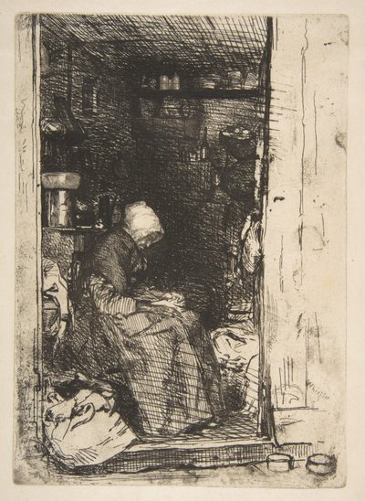 La vecchia straccivendola da James McNeill Whistler