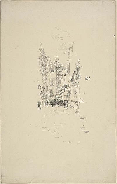 Piccola corte, Cloth Fair da James Abbott McNeill Whistler