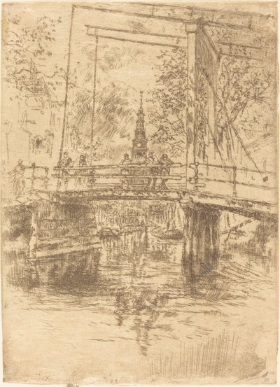 Piccolo ponte levatoio, Amsterdam da James Abbott McNeill Whistler