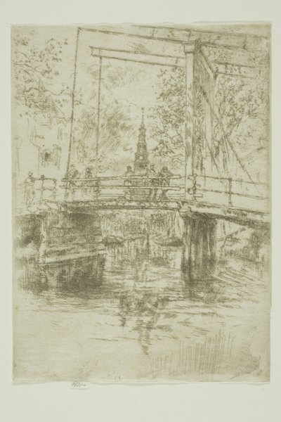 Piccolo ponte levatoio, Amsterdam da James Abbott McNeill Whistler