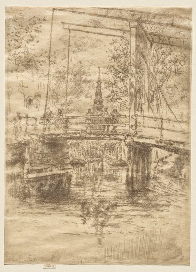 Piccolo ponte levatoio, Amsterdam da James McNeill Whistler