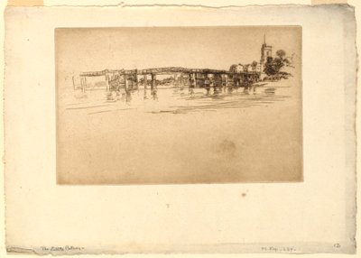 Piccolo Ponte di Putney da James Abbott McNeill Whistler