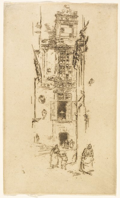 Mairie, Loches da James Abbott McNeill Whistler
