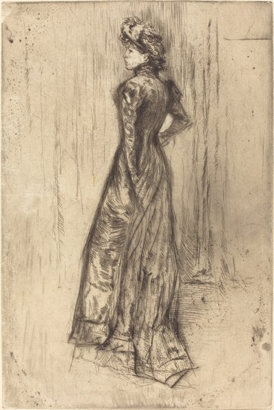 Maud, in piedi da James Abbott McNeill Whistler