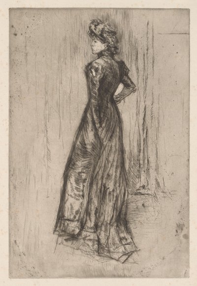 Maud, in piedi da James Abbott McNeill Whistler