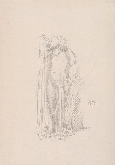 Model Draping da James McNeill Whistler