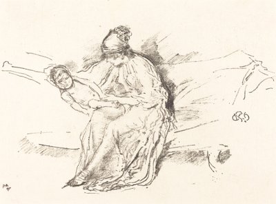 Madre e Figlio, No. 4 da James Abbott McNeill Whistler