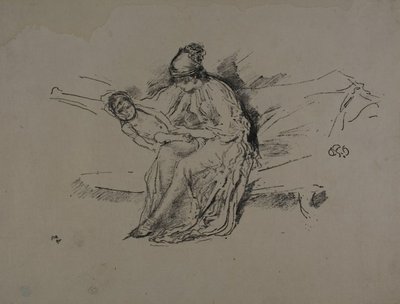 Madre e Figlio, No. 4 da James Abbott McNeill Whistler