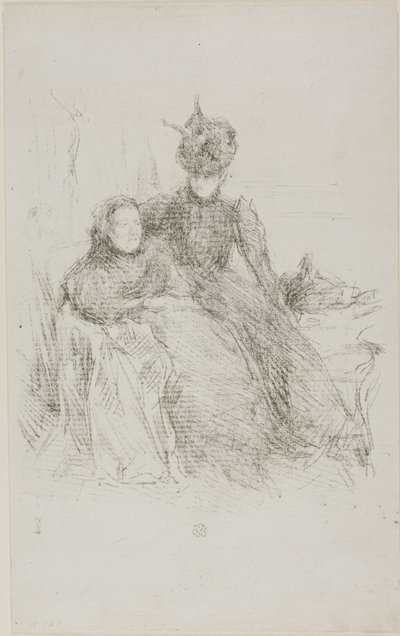 Madre e figlia [La Mère Malade] da James Abbott McNeill Whistler
