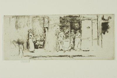 Edicola, Rue de Seine da James Abbott McNeill Whistler