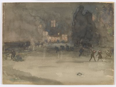 Notturno: Amsterdam in inverno da James Abbott McNeill Whistler
