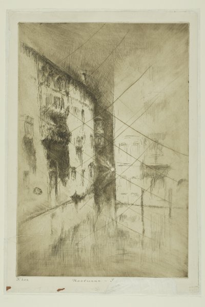 Notturno: Palazzi da James Abbott McNeill Whistler