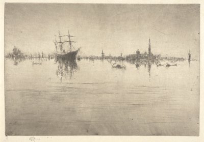 Notturno, dalla Prima Serie di Venezia (Venezia, Una Serie di Dodici Incisioni) da James Abbott McNeill Whistler