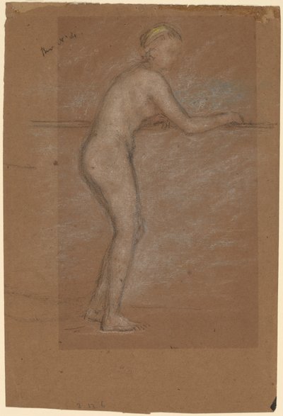 Nudo Appoggiato a una Ringhiera da James Abbott McNeill Whistler