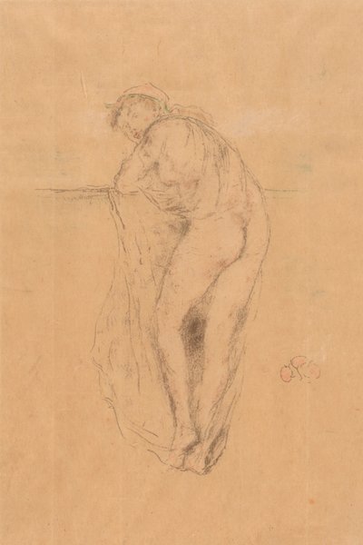 Modello Nudo, Vista da Dietro da James Abbott McNeill Whistler