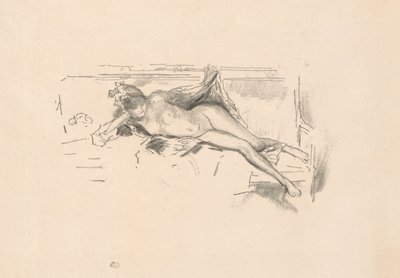 Modello nudo, reclinato da James Abbott McNeill Whistler