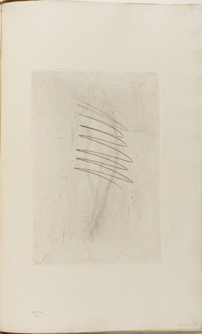 Donna nuda in piedi, mano sul fianco da James Abbott McNeill Whistler