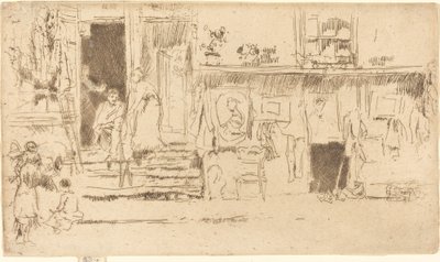 Negozio di Vestiti Usati, No.II da James Abbott McNeill Whistler