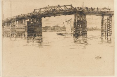 Vecchio ponte di Battersea da James Abbott McNeill Whistler
