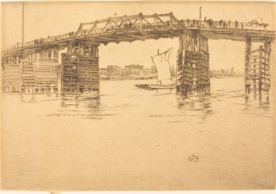 Vecchio ponte di Battersea da James Abbott McNeill Whistler