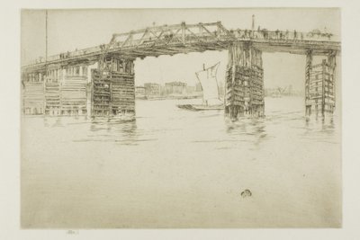 Vecchio ponte di Battersea da James Abbott McNeill Whistler