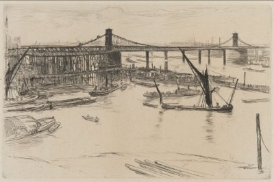 Vecchio ponte di Hungerford da James Abbott McNeill Whistler