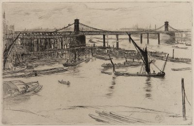 Vecchio ponte di Hungerford da James Abbott McNeill Whistler