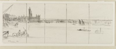 Vecchio ponte di Westminster da James Abbott McNeill Whistler
