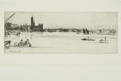 Vecchio ponte di Westminster da James Abbott McNeill Whistler