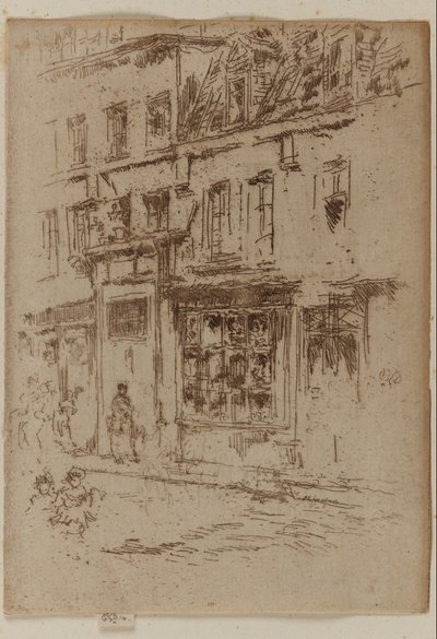 Petite Rue au Beurre, Bruxelles da James Abbott McNeill Whistler