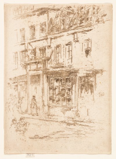 Petite Rue au Beurre, Bruxelles da James Abbott McNeill Whistler