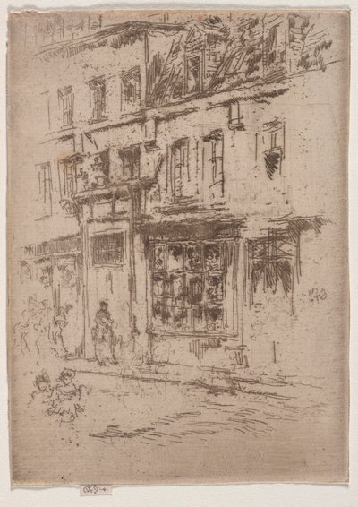 Petite Rue au Beurre, Bruxelles da James McNeill Whistler