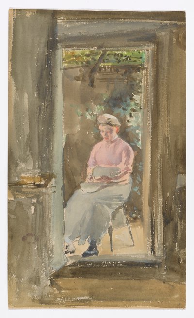Nota rosa - Sgranare piselli da James Abbott McNeill Whistler
