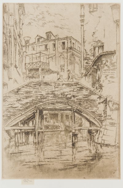 Ponte del Piovan da James Abbott McNeill Whistler