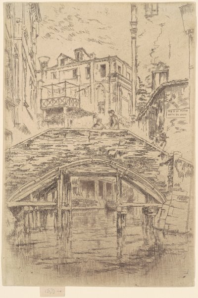 Ponte del Piovan da James Abbott McNeill Whistler